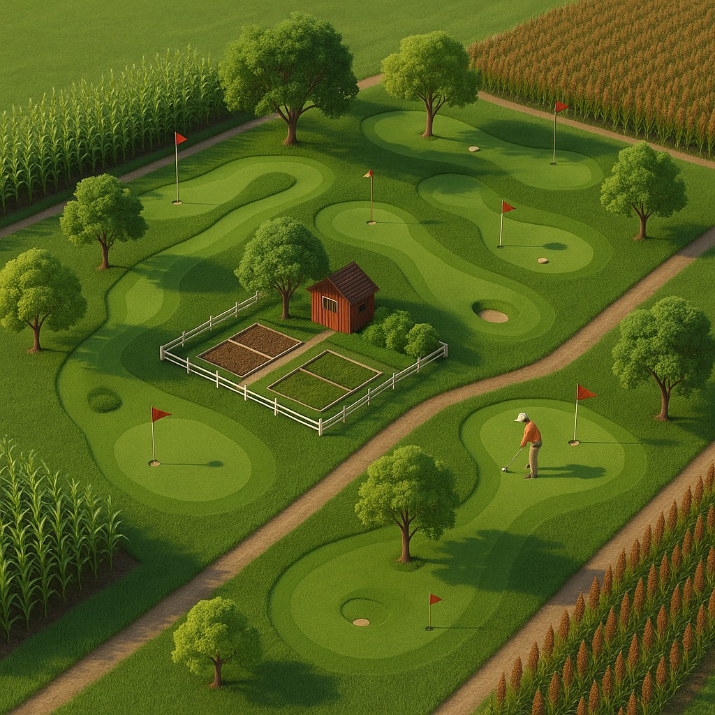 파크골프장 조감도