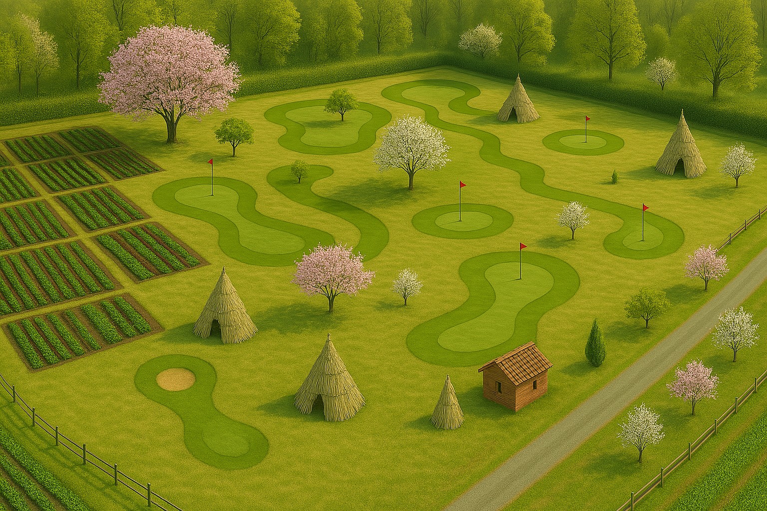 봄/초여름 조감도